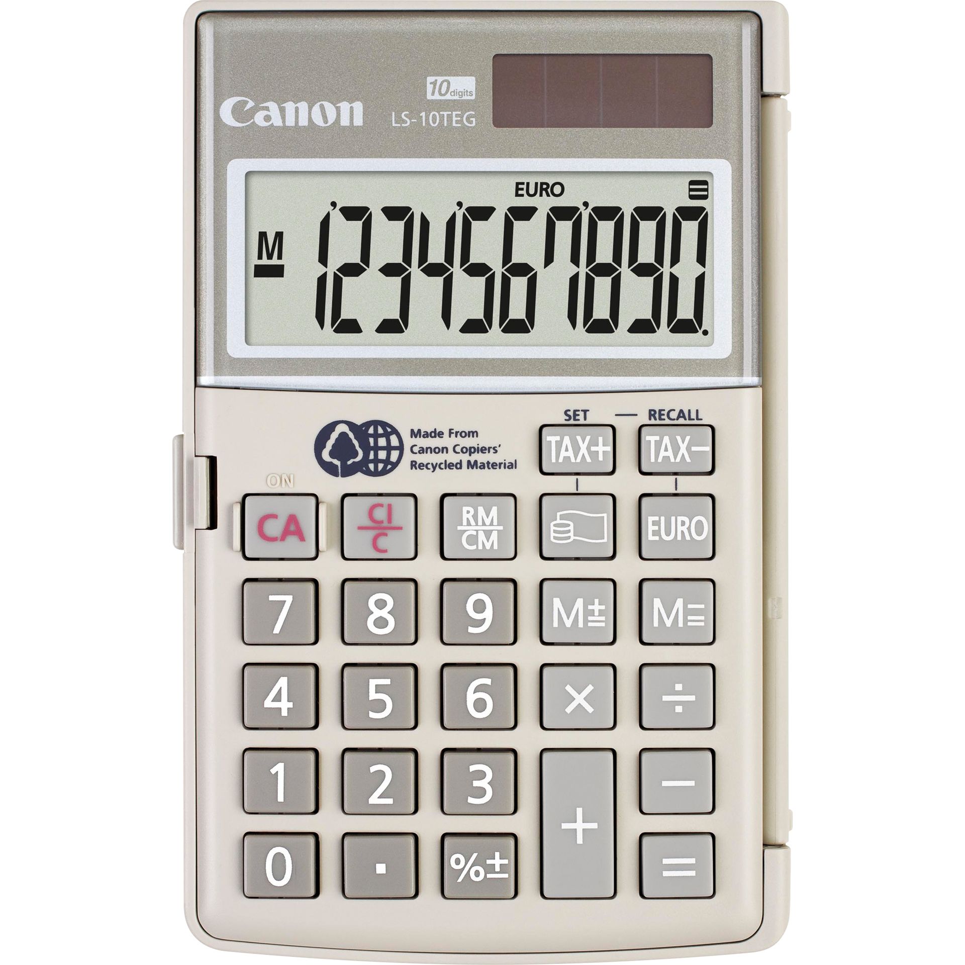 Taschenrechner LS-10TEG 10Zeichen silber