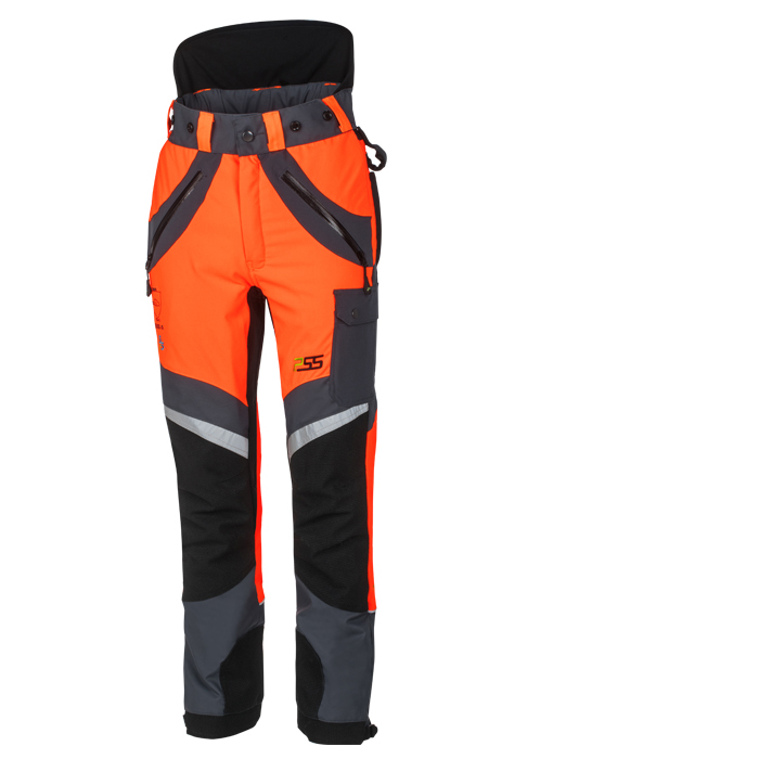 PSS X-treme Schnittschutzhose Air orange/grau - Gr. 52