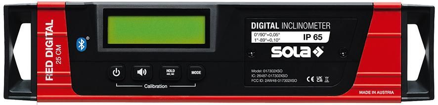 Digitale Wasserwaage RED 25 digital Sola