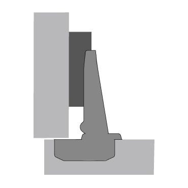 HETTICH SLIDE-ON 2333 Topfscharnier z. anschrauben