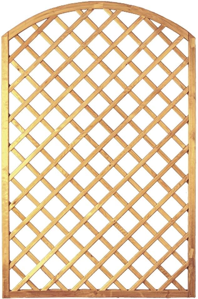 Bogen-Rankzaun-Serie 120x180/160cm MW 10x 10cmLeisten 12x30mm, genageltRahmen 45/45mm kdi grün