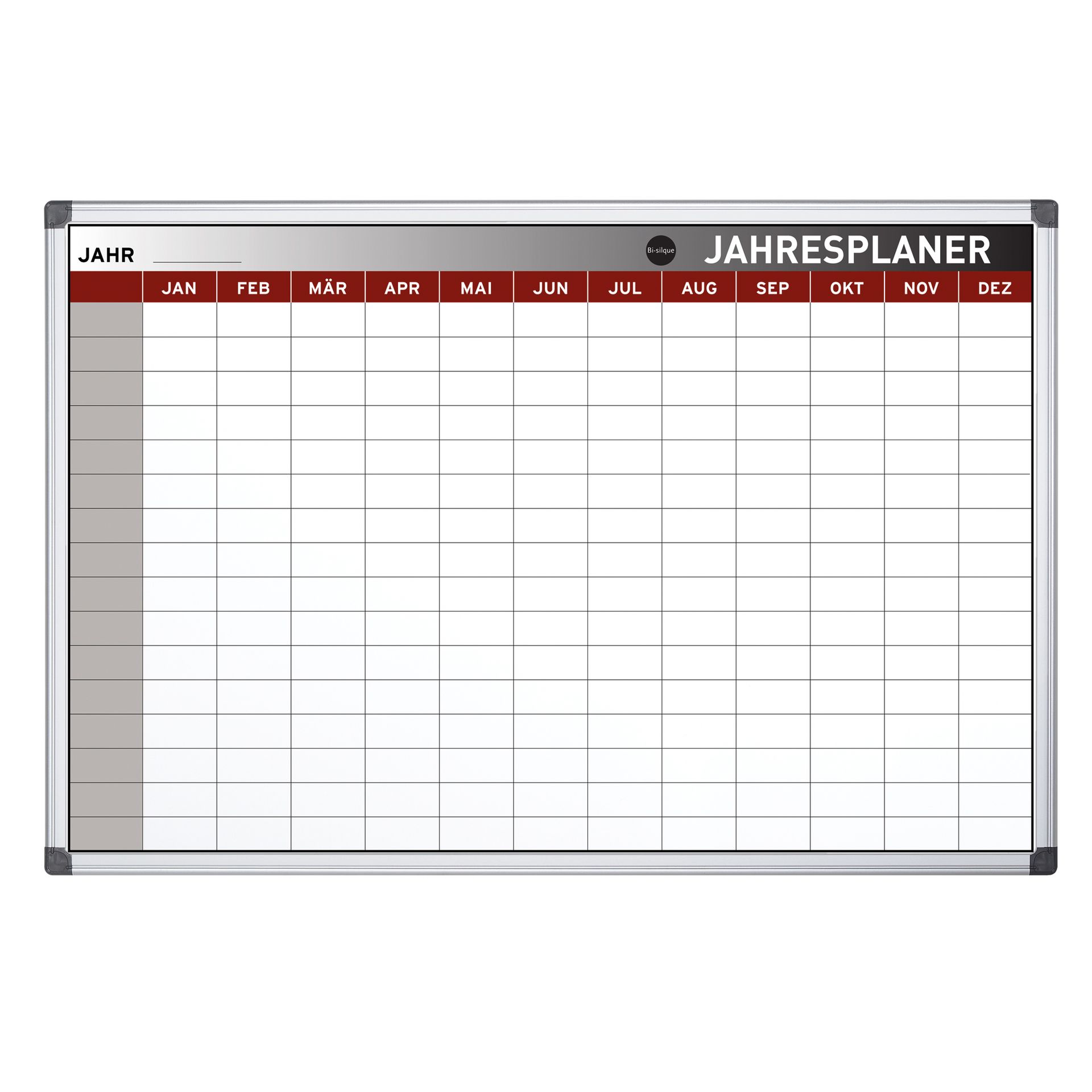 Jahresplaner Earth Stahloberfläche 90x60cm