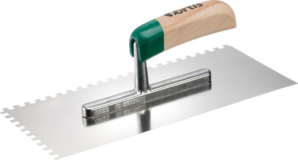 FORTIS Glättekelle gezahnt rfr. 280x130mm 6x 6mm