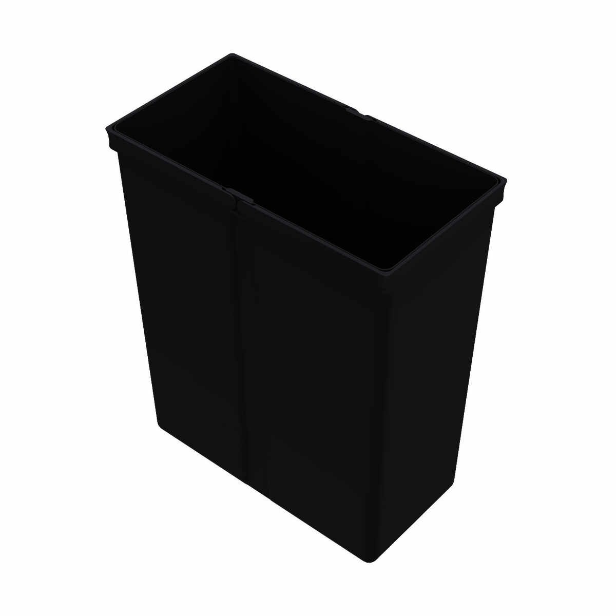 Eimer 40 l, Kunststoff, anthrazit, B x T x H 223 x