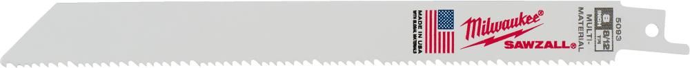 Säbelsägeblatt General Purpose, flexibel200x3,2/2,1 mm(8/12 TPI) Milwaukee