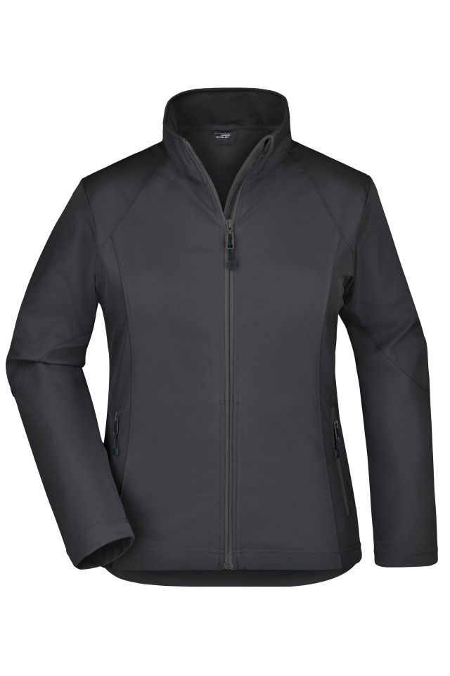 Ladies' Softshell Jacket Modische Softshelljacke schwarz, Gr. XL