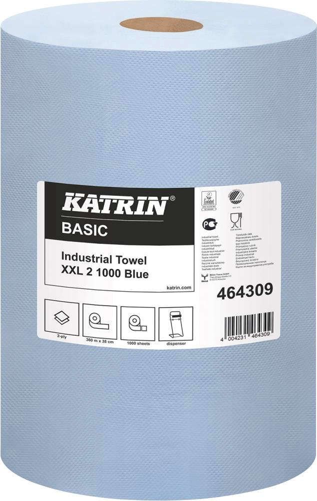K-Rolle blau 2-lagig 38x36cm 1000 Blatt