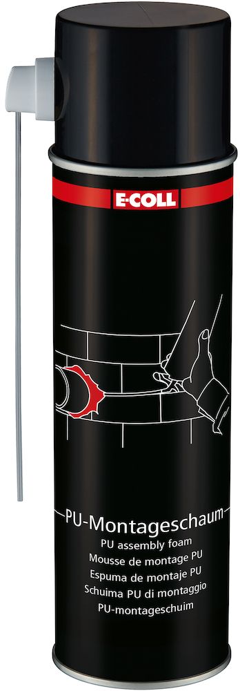 E-Coll PU-Montageschaum, 500 ml/Spraydose,