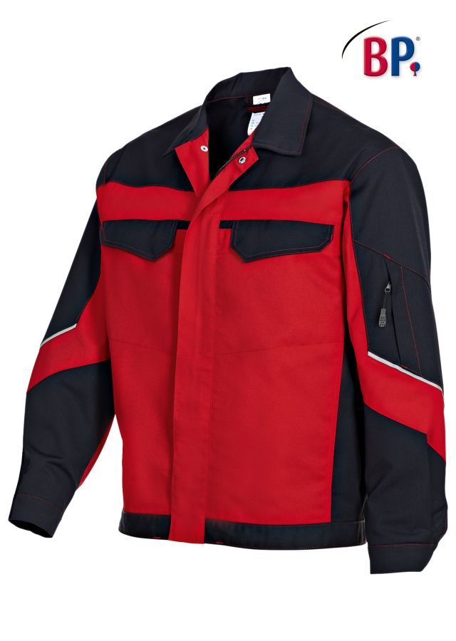 BP® Arbeitsjacke mit verdeckten Knöpfen