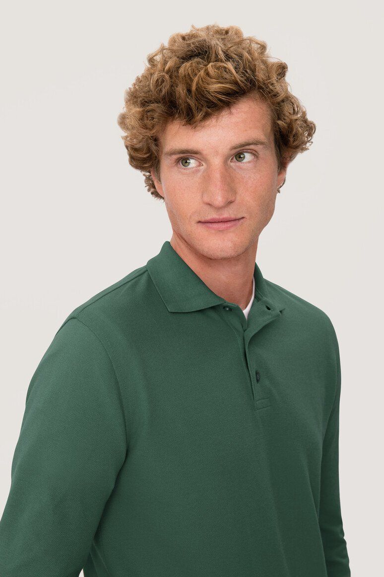 HAKRO Longsleeve-Poloshirt Mikralinar® 815