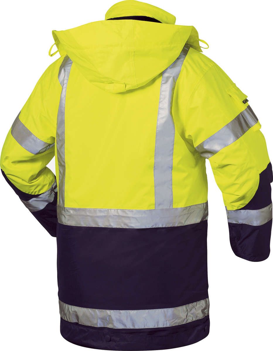 Warnparka Jekyll, Gr. 3XL, gelb/blau