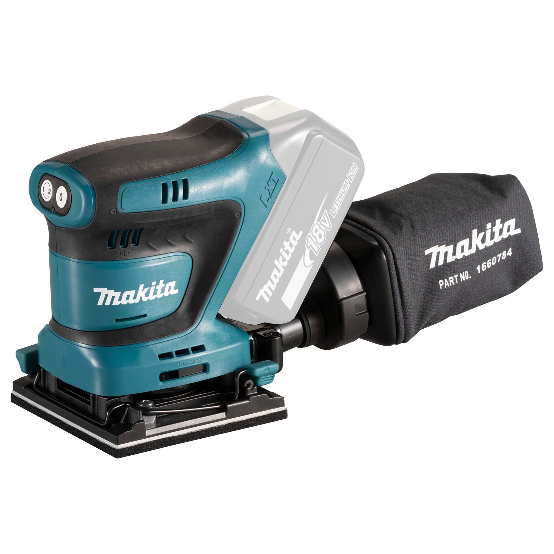 Makita  Akku-Schwingschleifer DBO480Z 18V