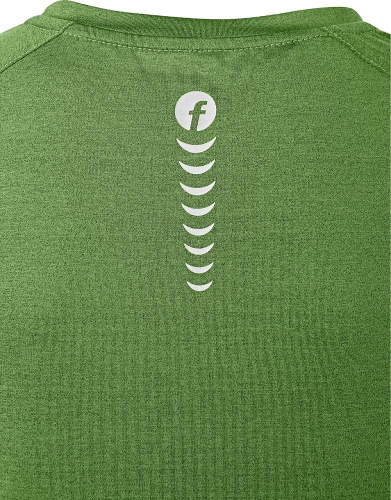 T-Shirt Quick Dry grün/schwarz meliert Gr. 2XL Fortis Elements