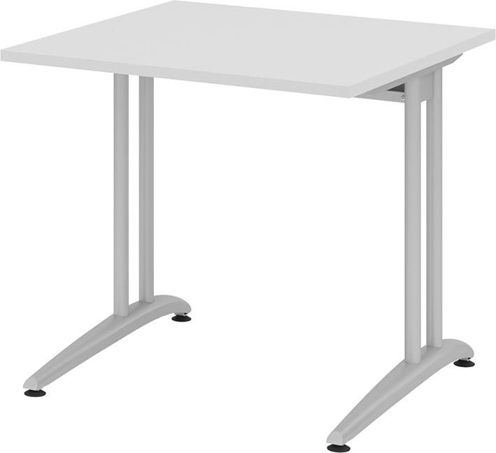 Schreibtisch lichtgrau 800x800 mm