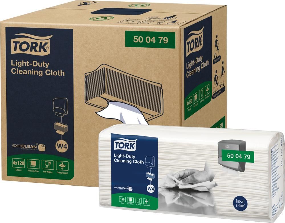 Tork Reinigungstücher Einzeltücher W4 System 4x 120 Tücher