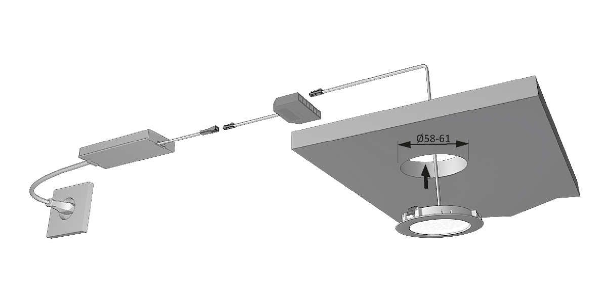 LED EcoPower Flood Alu Op