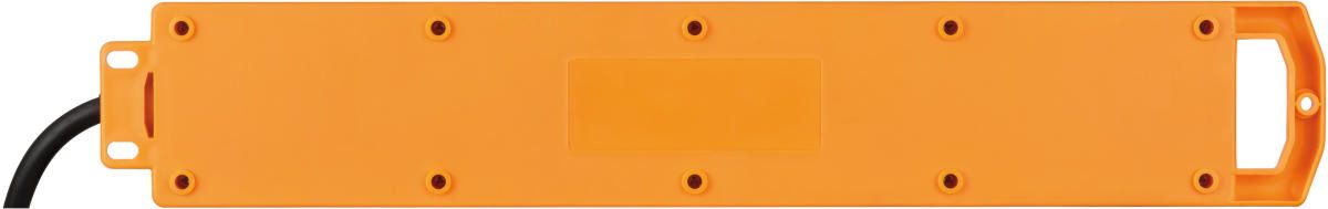 Super-Solid SL 554 DE IP54 Steckdosenverteiler 5-fach gelb/blau 2m H07RN-F3G1,5 mit Schalter