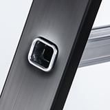 Schwerlast-Anlegele. Z600m. 10 Sprossen, AH 3,70m