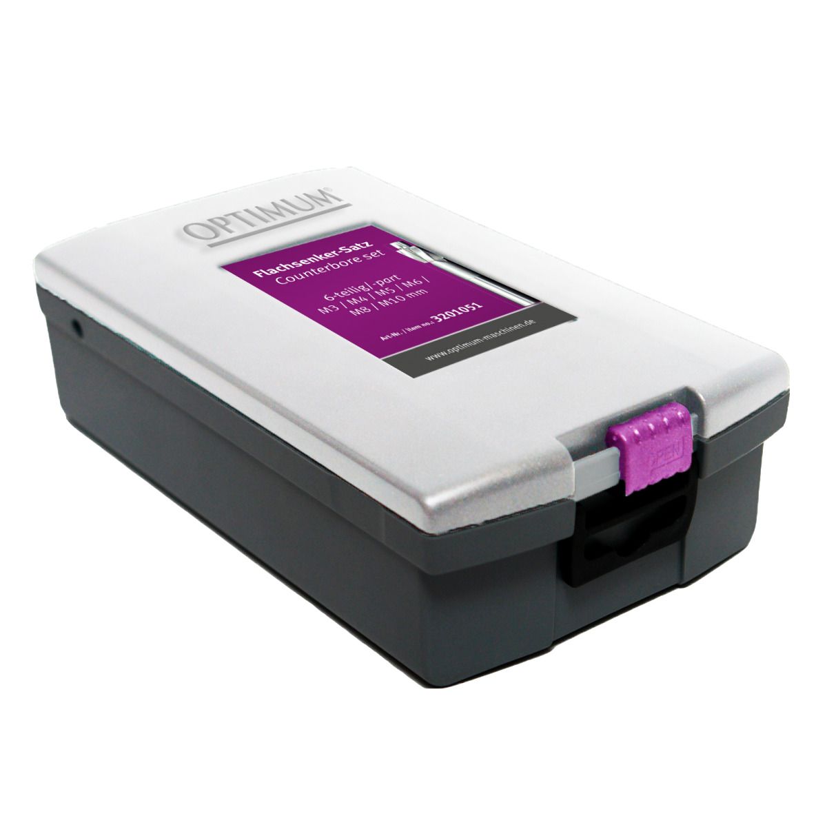 Flachsenker-Satz Optimum HSS, 6-teilig
