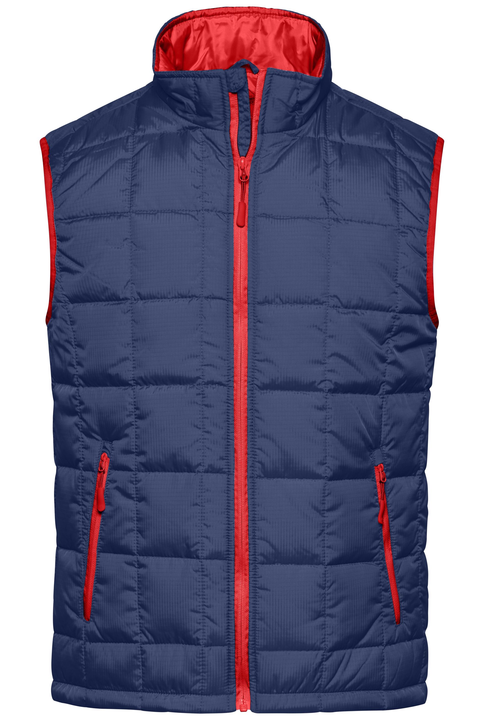 James & Nicholson JN1037 Herren-Weste Thinsulate, Rot, Gr. L
