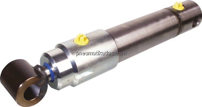 Hydraulikzylinder, Ø 25/16, Hub 100, mit Gelenkkopf