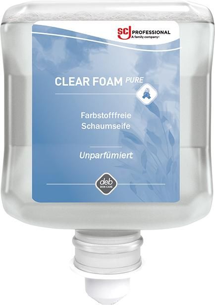 CLEAR FOAM PURE Hand-Schaumseife, mild 1 l Kartusche Duft- und farbstofffrei