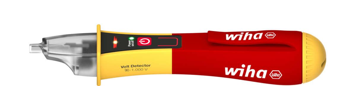 Wiha Spannungsprüfer Volt Detector berührungslos, einpolig, 90 - 1.000 V AC inkl. 2x AAA-Batterien (43798)