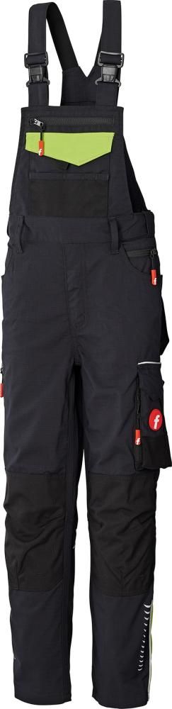 Kids-Latzh. Performance schwarz/lime Gr. 110-116 FORTIS