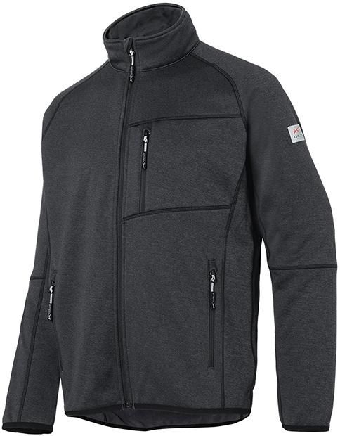 Kübler WEATHER Fleecejacke, Grau, Gr. XS