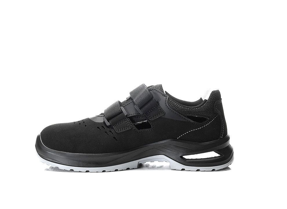 Sicherheitssandale RAY XXFIT black-grey Easy ESD S1 Typ 1, Gr. 36
