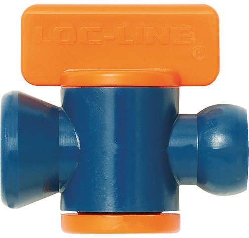 Abstellhahn 2-teilig für Kühlmittelschlauch 1/4"" LOC-LINE