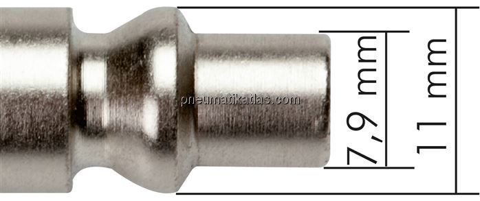 Kupplungsstecker (ARO/ORION) 6 (1/4")mm Schlauch, Messing