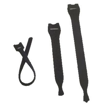 PULVERICH Klettbinder, schwarz