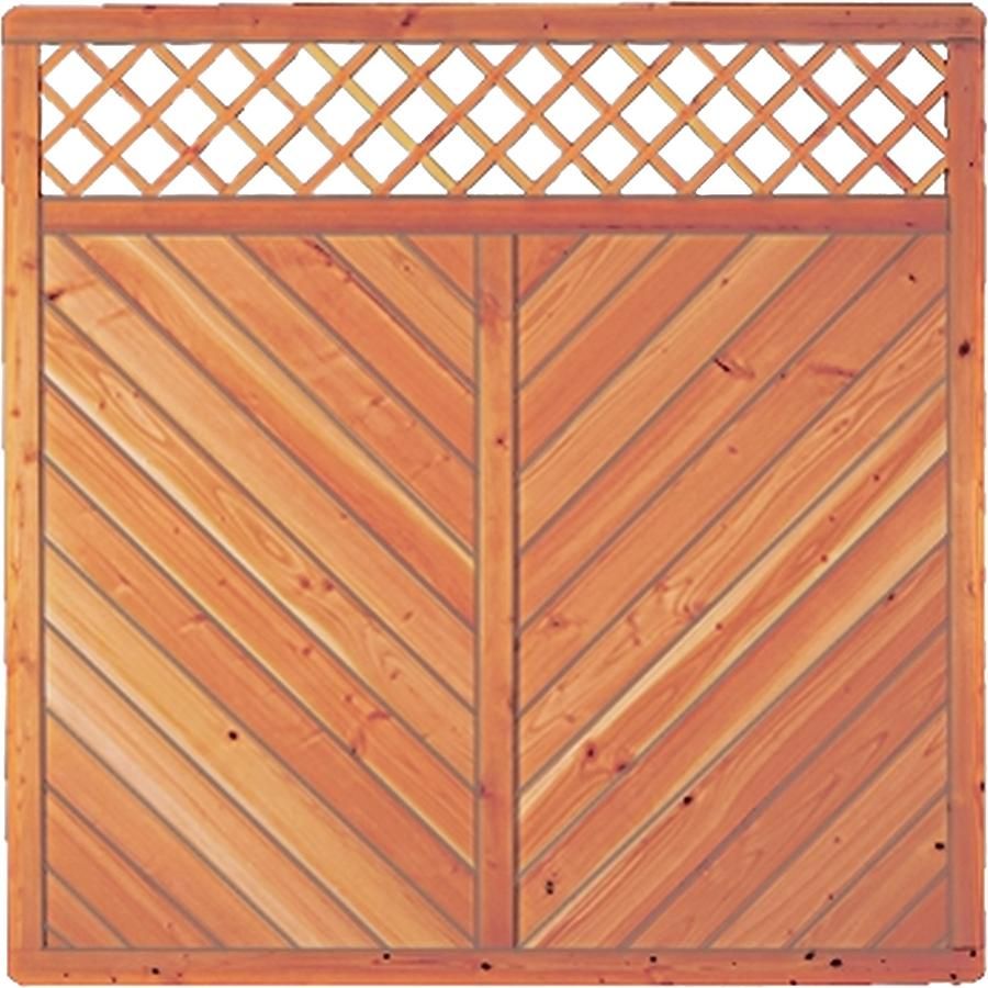 CLASSICO mit Rankgitter Lärche/ Douglasie R. 40/68 mm, 180x180cm Profilbretter 16/118 mm
