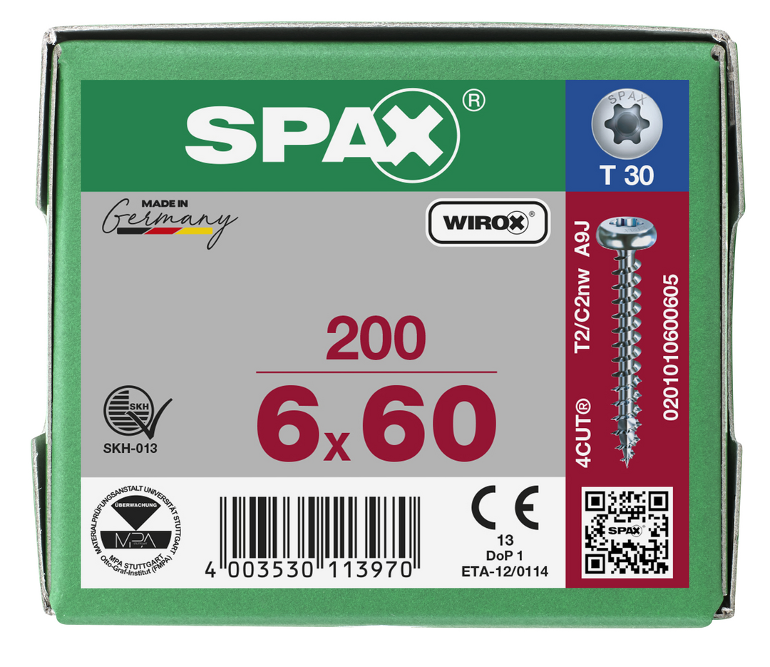SPAX Halbrundkopf T-STAR plus VG