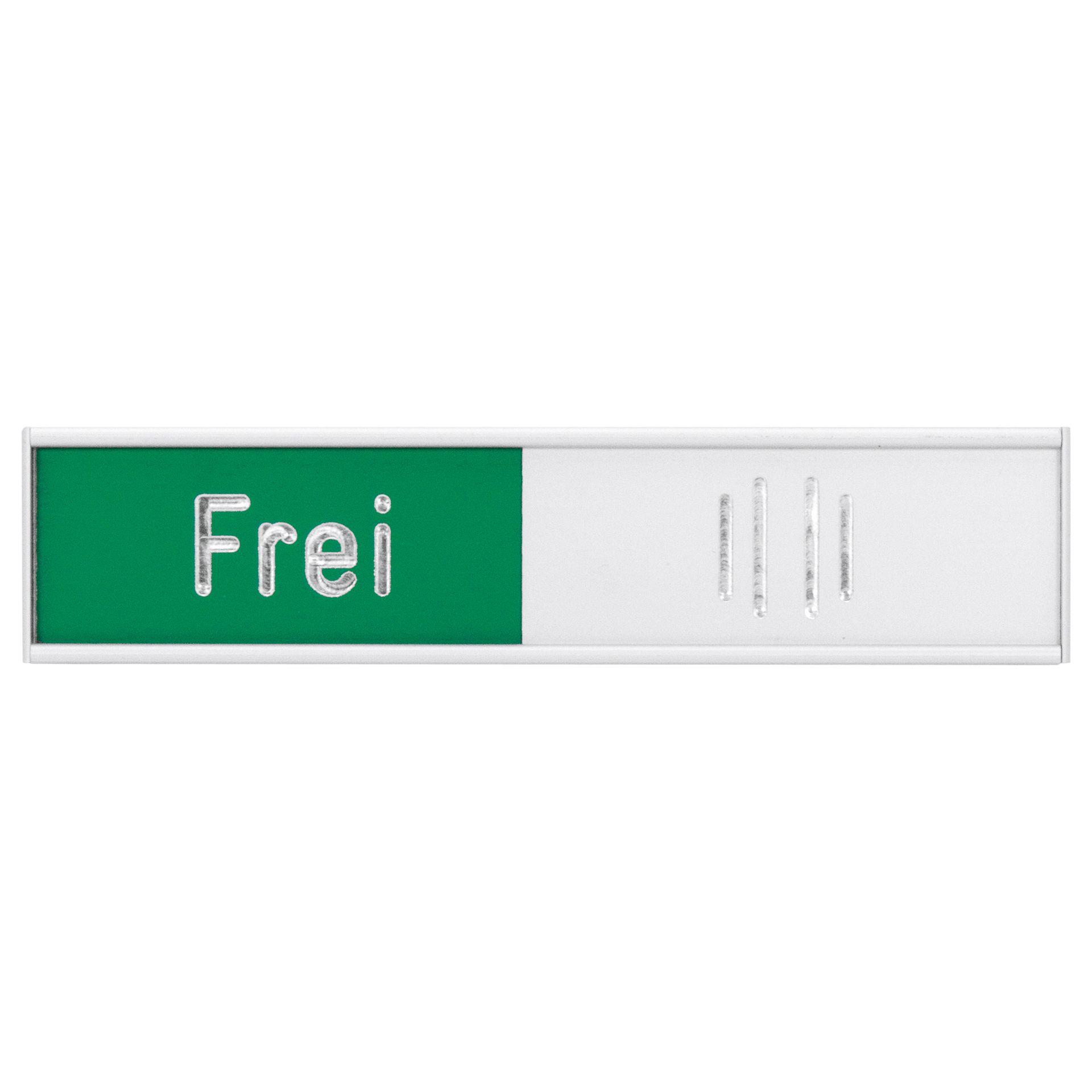 Türschild besetzt 102x27,4mm al selbstkl.