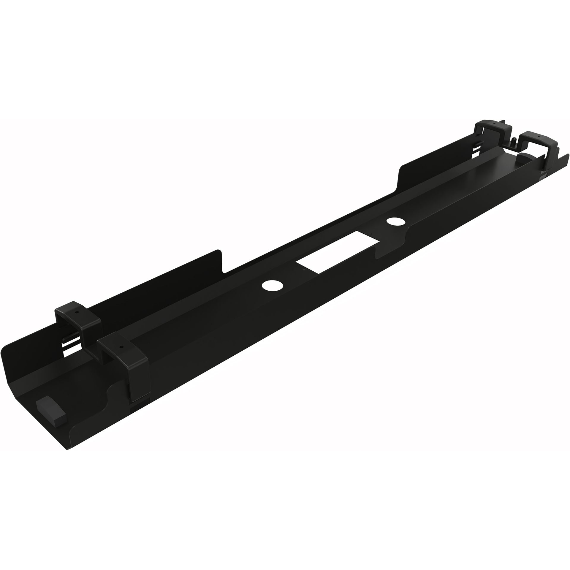 Kabelkanal horizontal  für Tische B1600mm sw