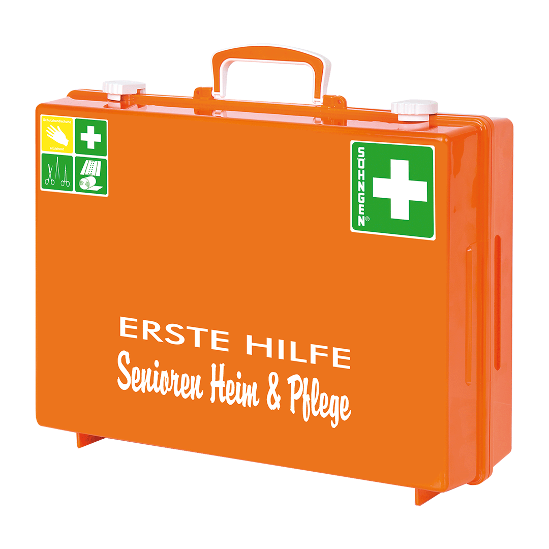 Erste-Hilfe Senioren Heim und Pflege MT-CD orange gefüllt