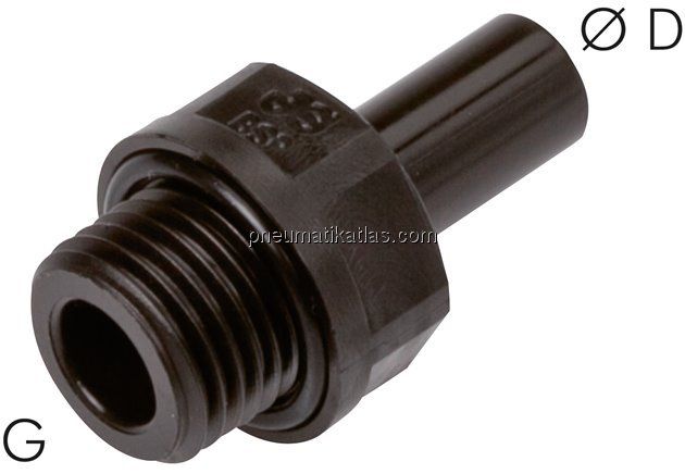 Einschraubtülle G 1/8"-4mm Stecknippel, IQS-FDA