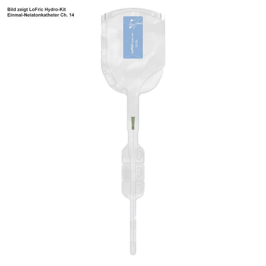 LoFric Hydro-Kit Einmal-Nelatonkatheter,Ch. 18, 20 cm, steril (30 Stck.)UK = 4 Pack(weiblich)