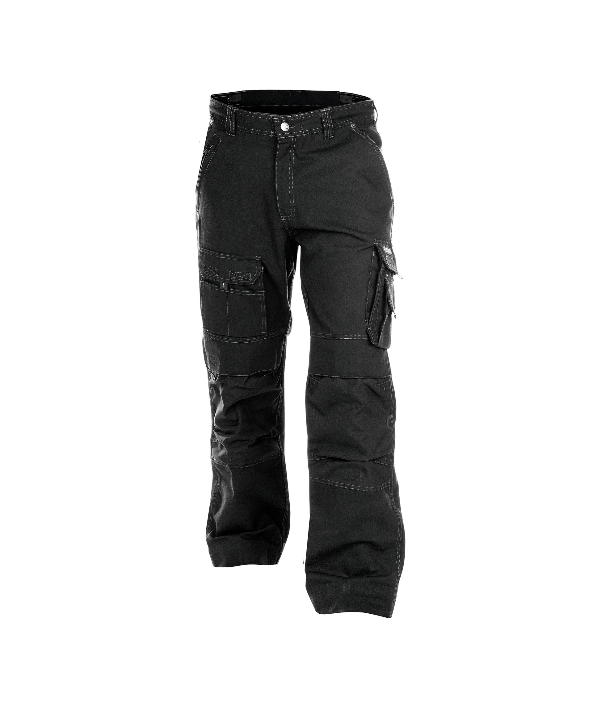 DASSY® Jackson - Canvas Arbeitshose mit Kniepolstertaschen - schwarz, Gr. 58