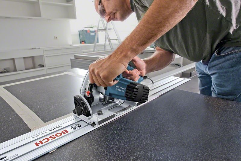 Bosch Tauchsäge GKT 55 GCE + FSN 1400
