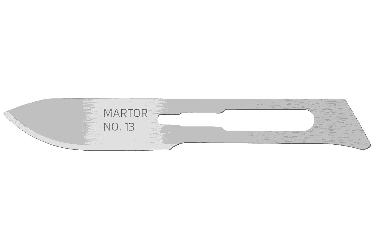 MARTOR Ersatzklinge SKALPELLKLINGE 13 Spezialschliff | 10 Stück