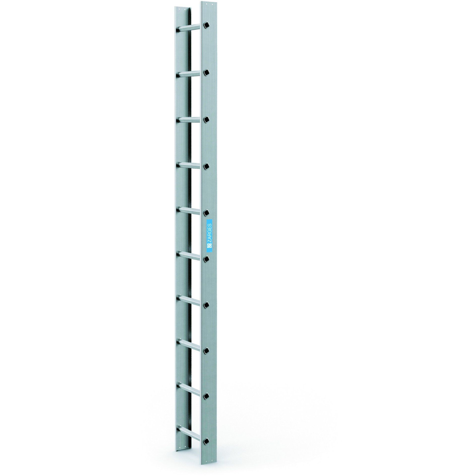 Zarges Dachleiter 2,8 m Alu natur 10 Sprossen