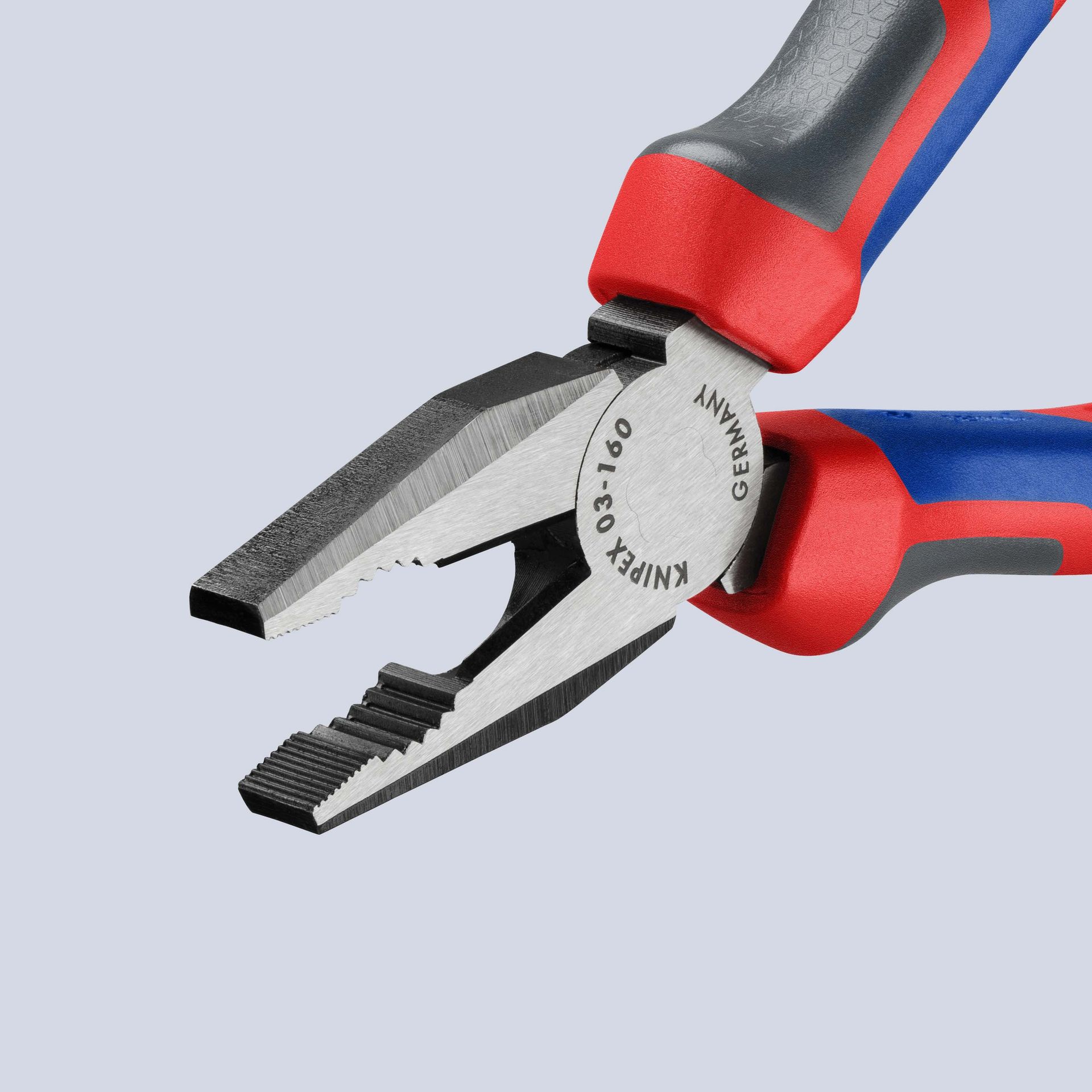 KNIPEX Kombizange mit Comfort-Griffen schwarz atramentiert