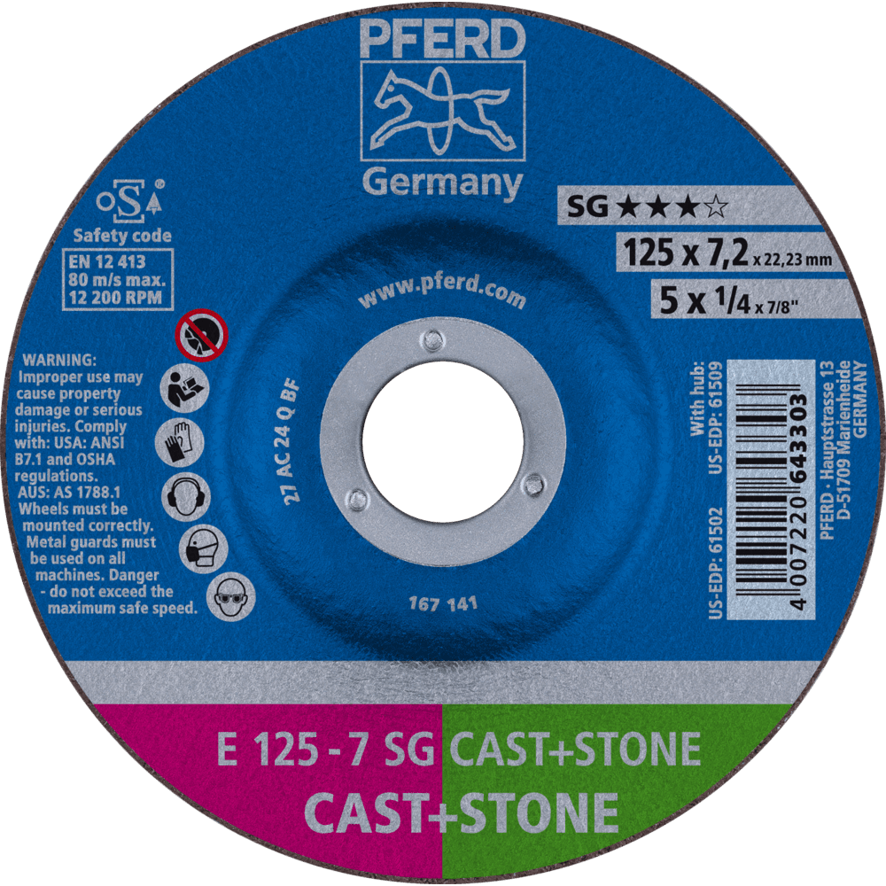 PFERD BIBIELLE E 125-7 SG CAST+STONE (2)