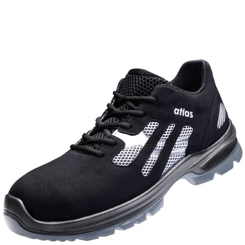 Atlas ERGO-MED 2000 Sicherheitshalbschuh S1 ESD, Schwarz, Gr. 40, Weite 10