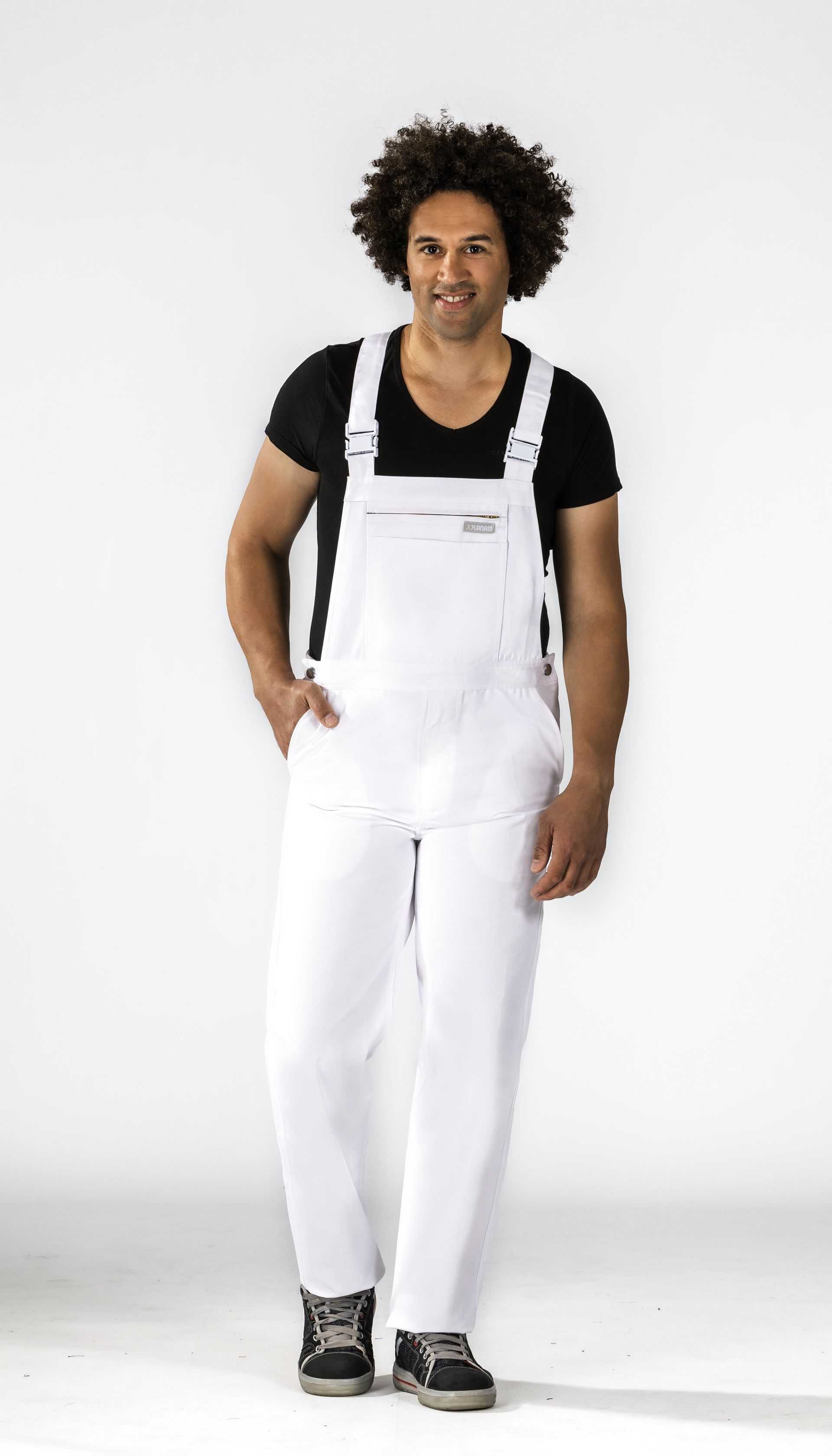Planam Latzhose MG 260 reinweiß Gr. 102