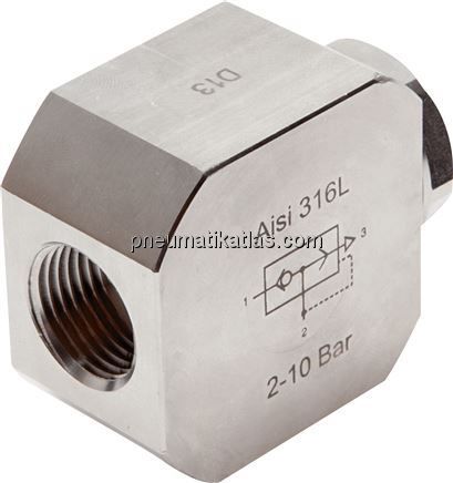Edelstahl-Schnellentlüftungsventil, G 1/4"