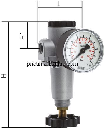 Druckregler G 1/4", 0,5 - 10 bar, Baureihe Standard 1